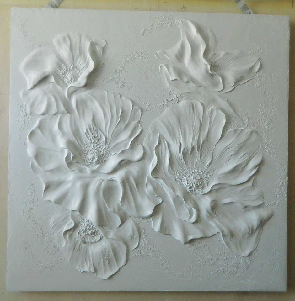 Панно из гипсовой шпаклевки