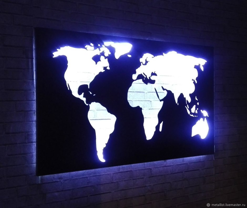 Световой декор на стену