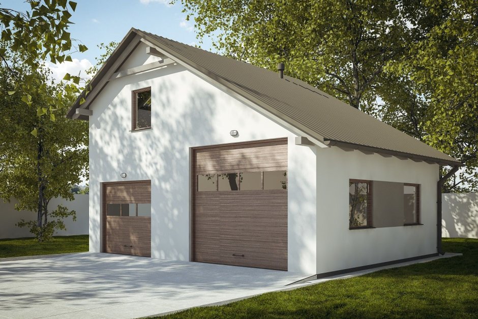 Красивые гаражи проекты