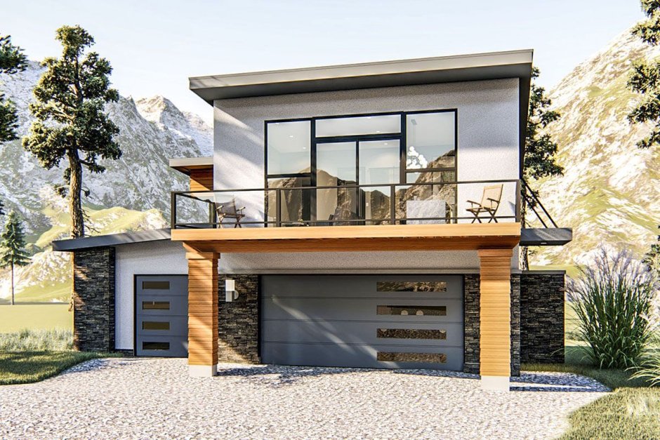 Домик над гаражом