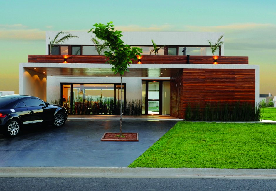 Коттедж с машиной