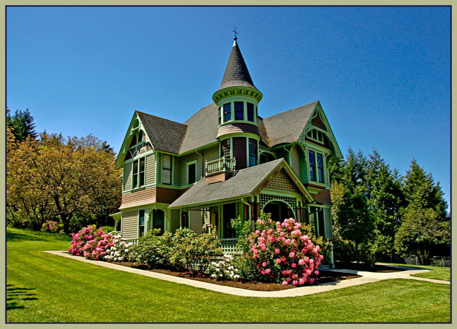 Крошечный Викторианский коттедж в Нью-Йорке