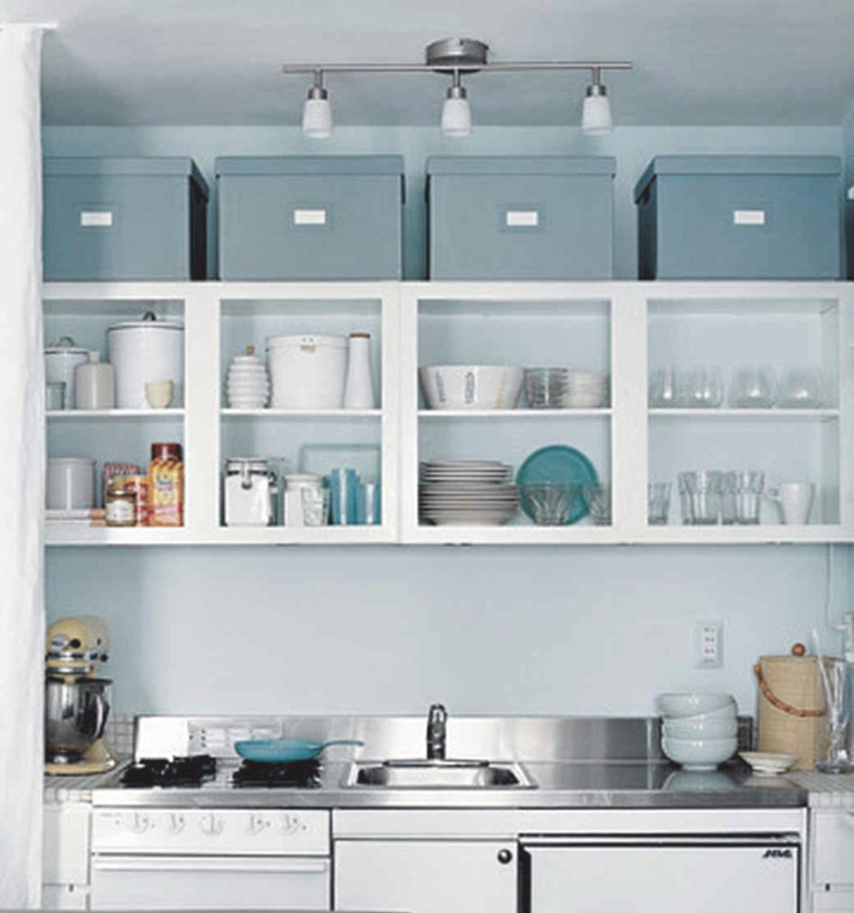 Пространство над кухонными шкафчиками