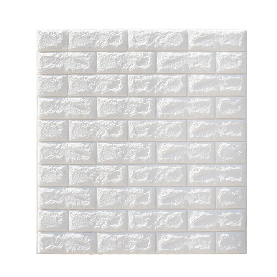 3d cамоклеющиеся панели "кирпич Оникс" (Brick Beige-White)