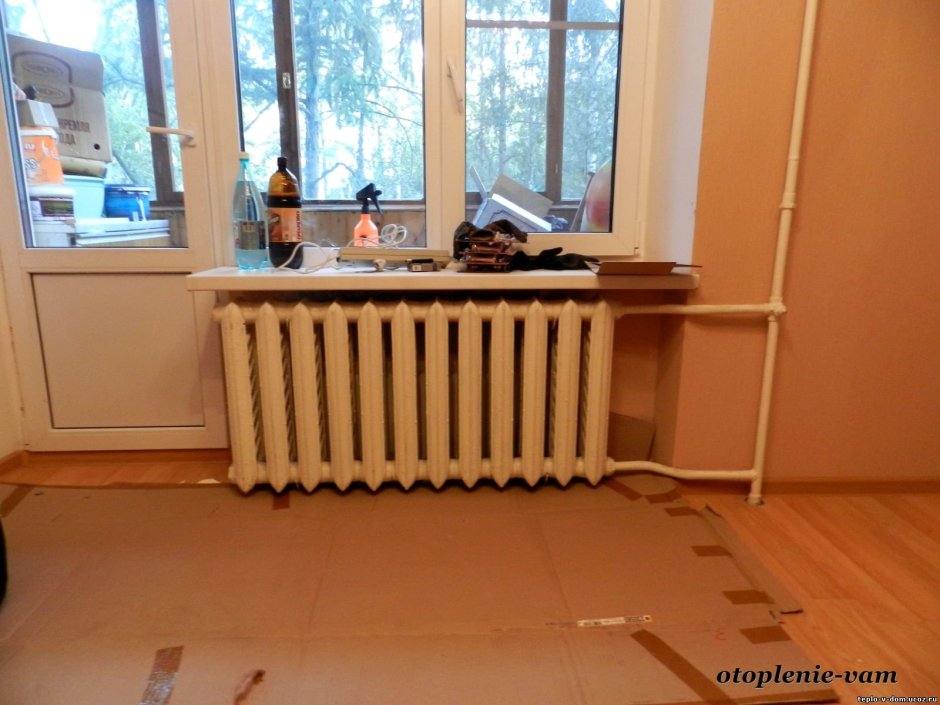 Старые батареи в квартире