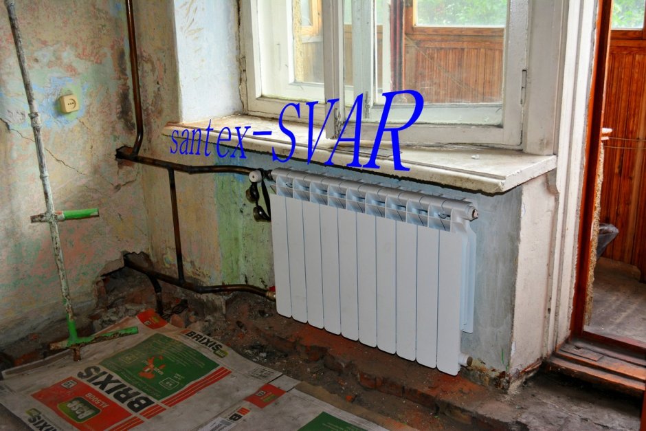 Радиатор отопления в хрущевке
