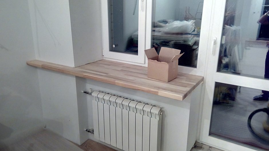 Батарея в подоконнике