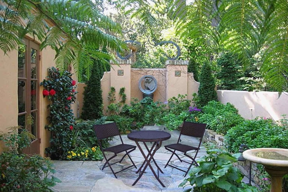 Патио в садах Италии