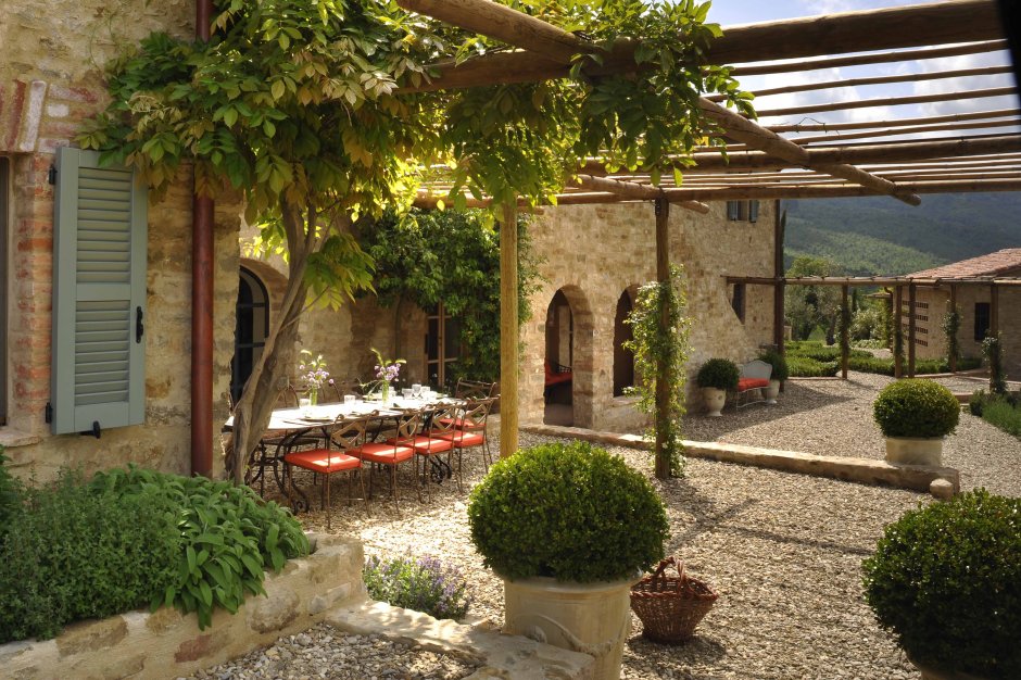 Итальянский дом в Тосканском стиле