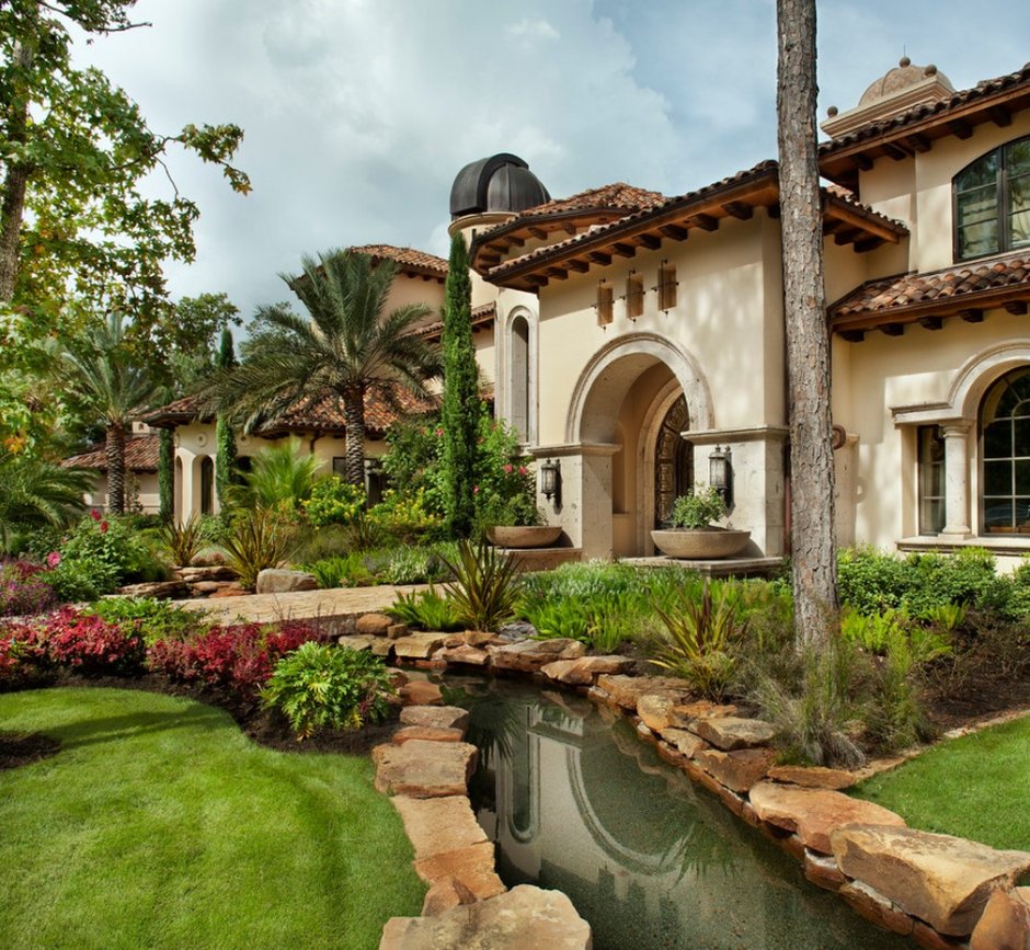 Террасы патио средиземноморском стиле