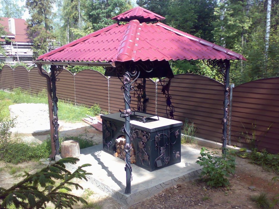 Навесы для барбекю и мангалов