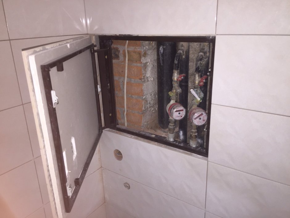 Люк под плитку TDM алюминиевый съемный