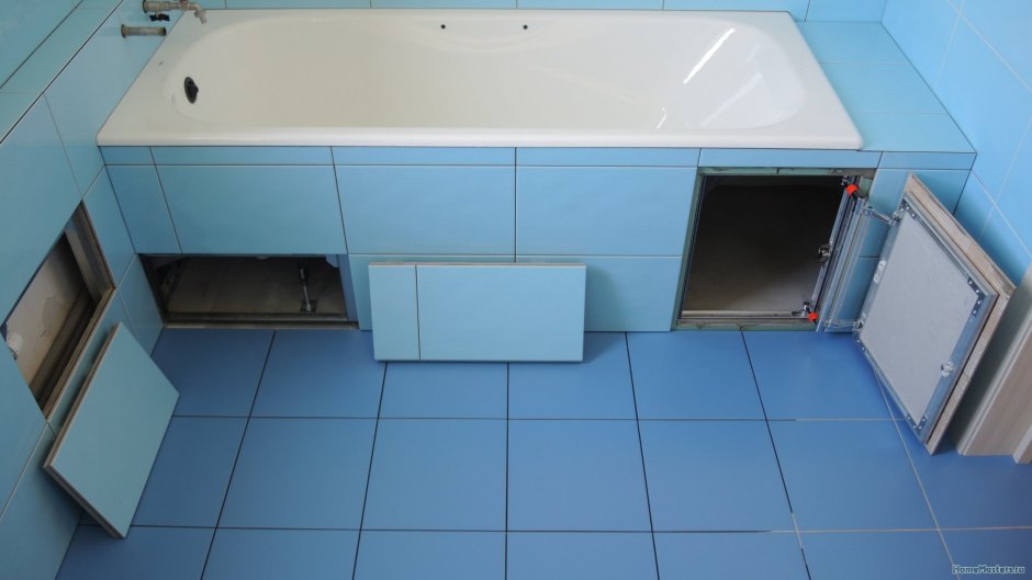 Скрытый лючок в ванной