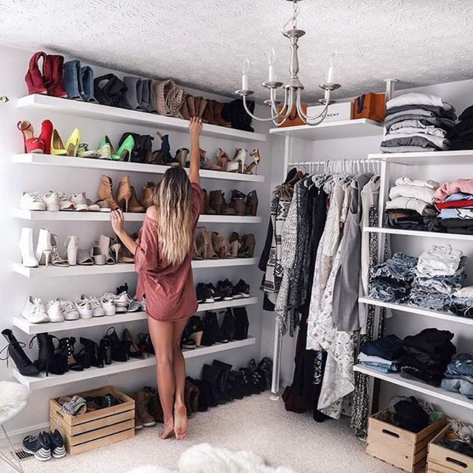 Гардеробная комната икеа ПАКС