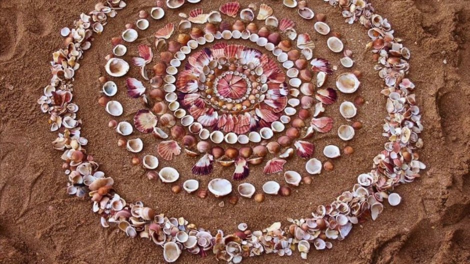 Мандала из камней