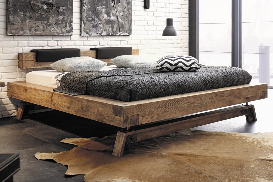 Лофт мебель из брусков