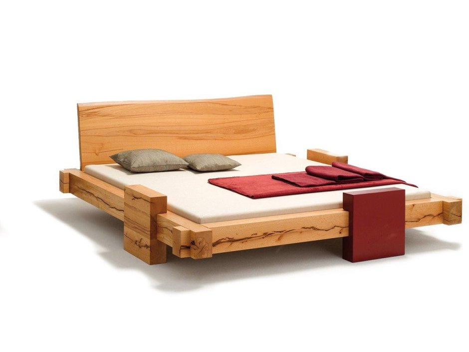 Кровать Стокгольм из массива дуба