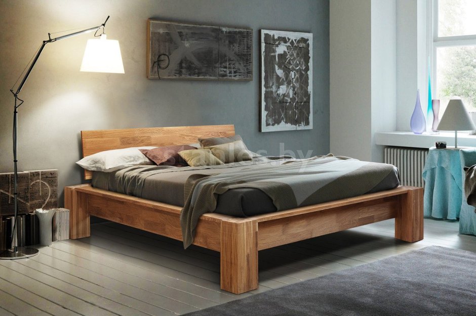 Кровать из слэба лофт