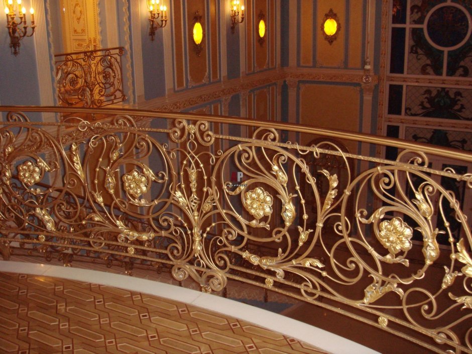 Кованые перила в стиле Барокко