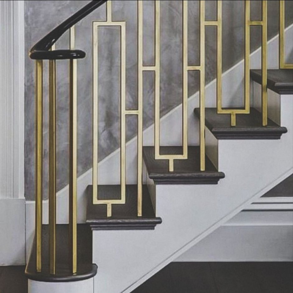 Лестничные ограждения арт деко