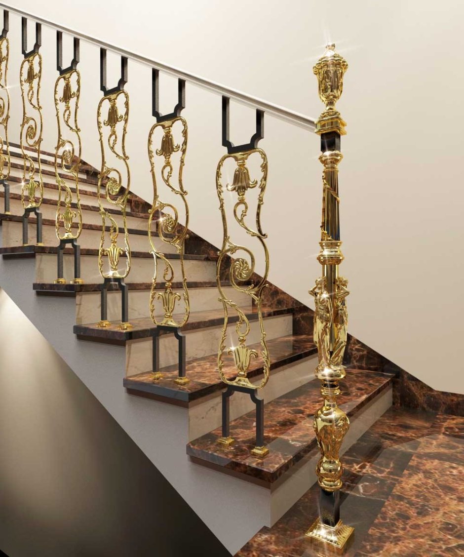 Бронзовые балясины для лестниц