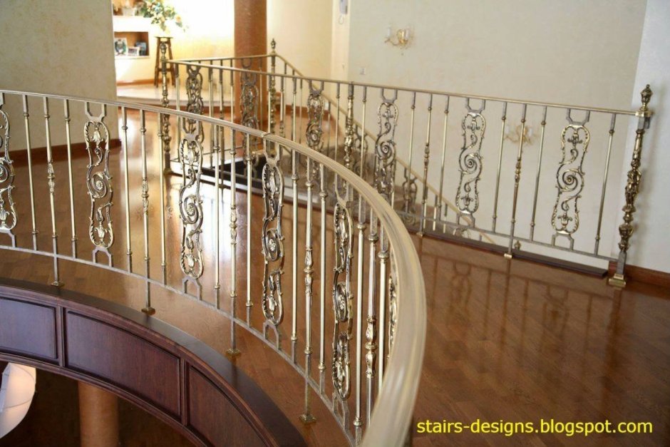 Перила в виде кругов