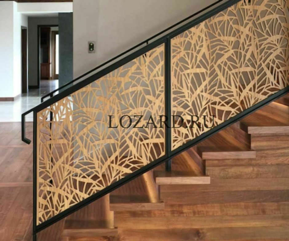 Лазерная резка перила для лестницы
