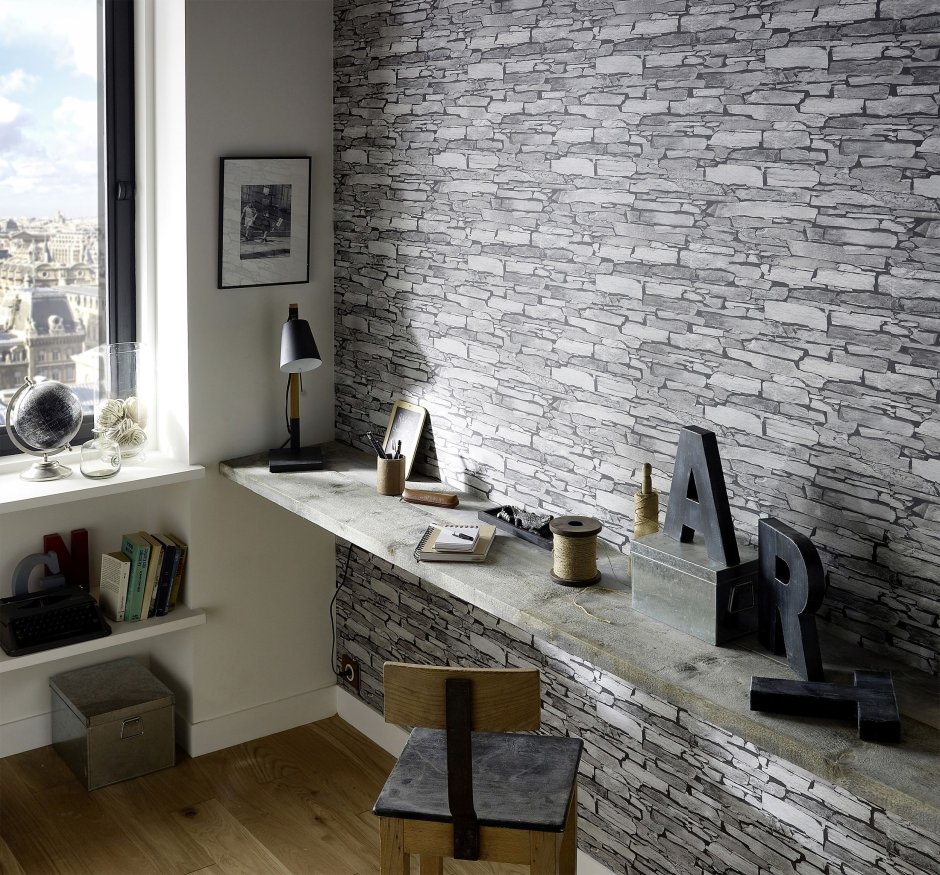 Декоративные кирпичики на стену Леруа