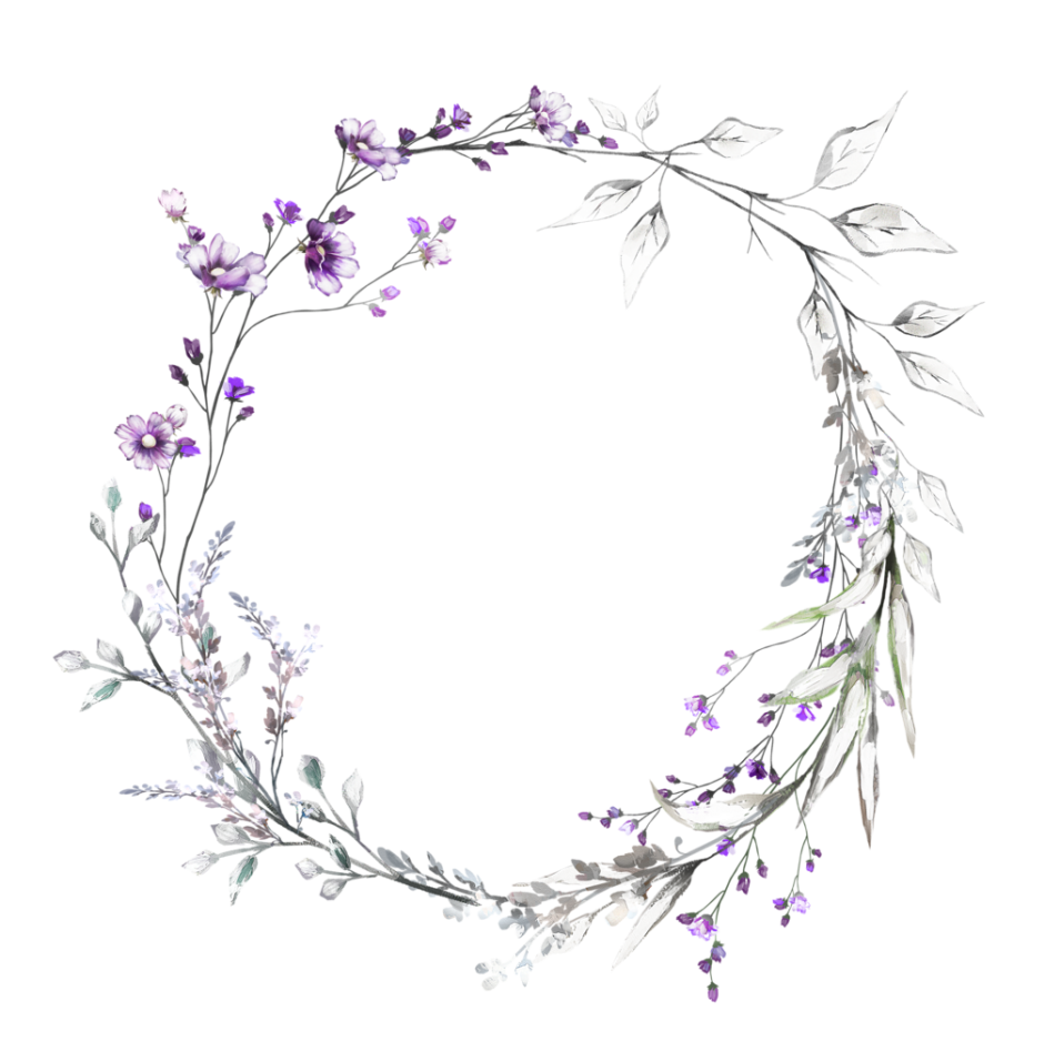 Венок акварель