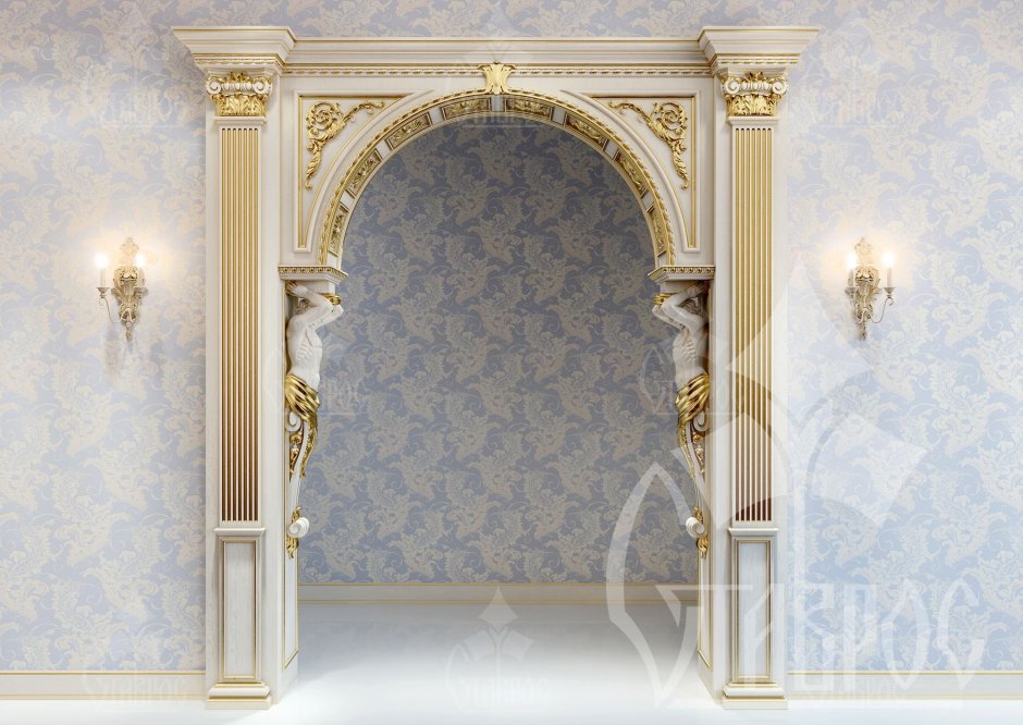 Ионическая Капитель гипс