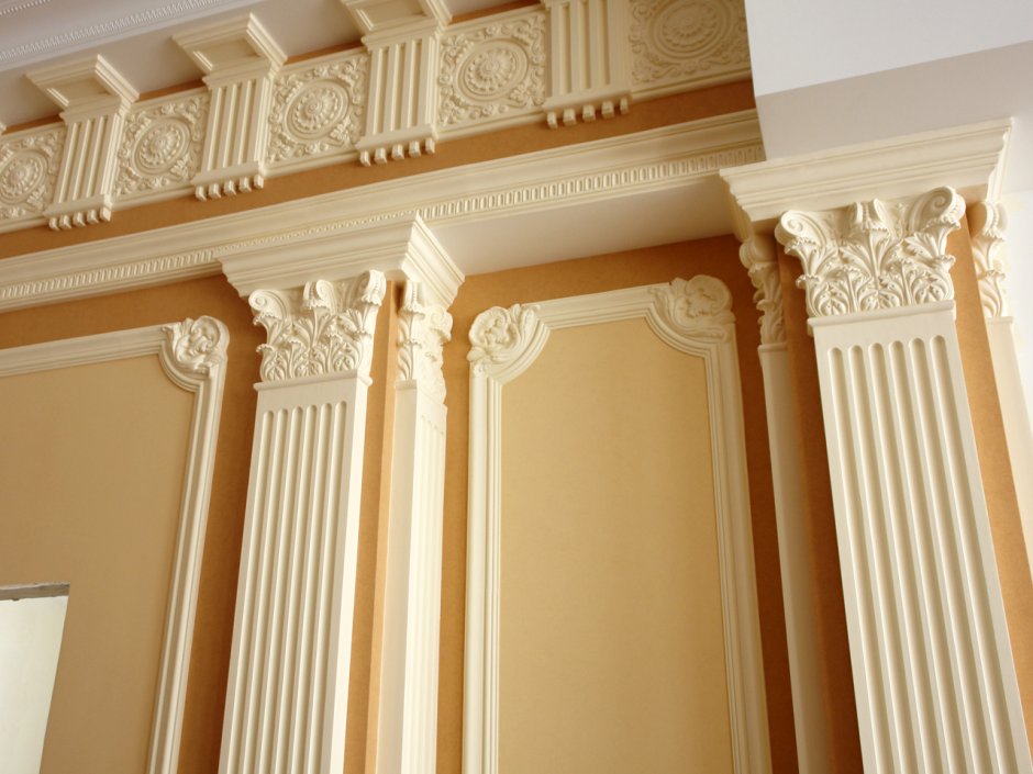 Колонны из гипса