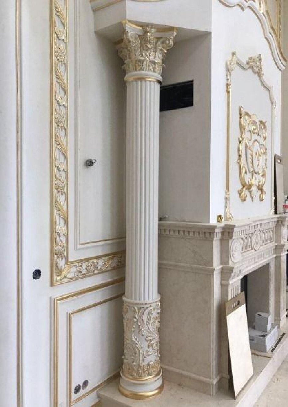 Пилястры в интерьере квартиры