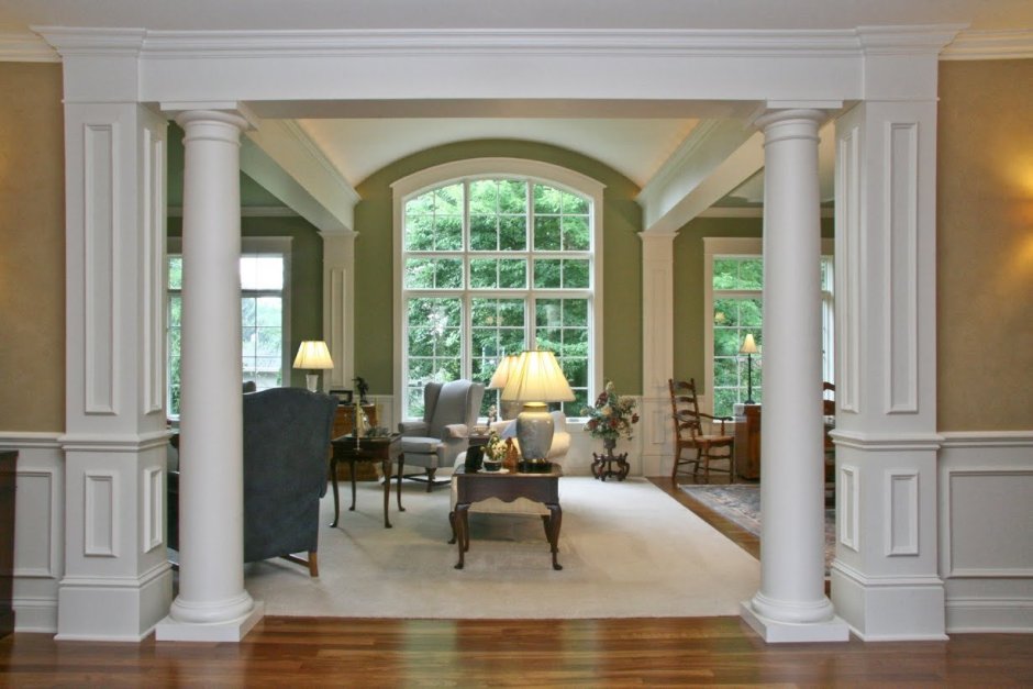 Арка с колоннами в квартире