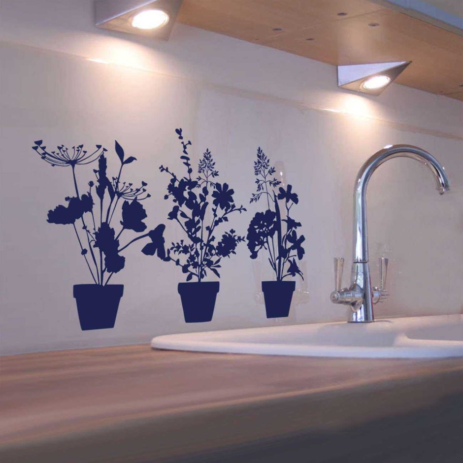 Трафареты для декора в ванной