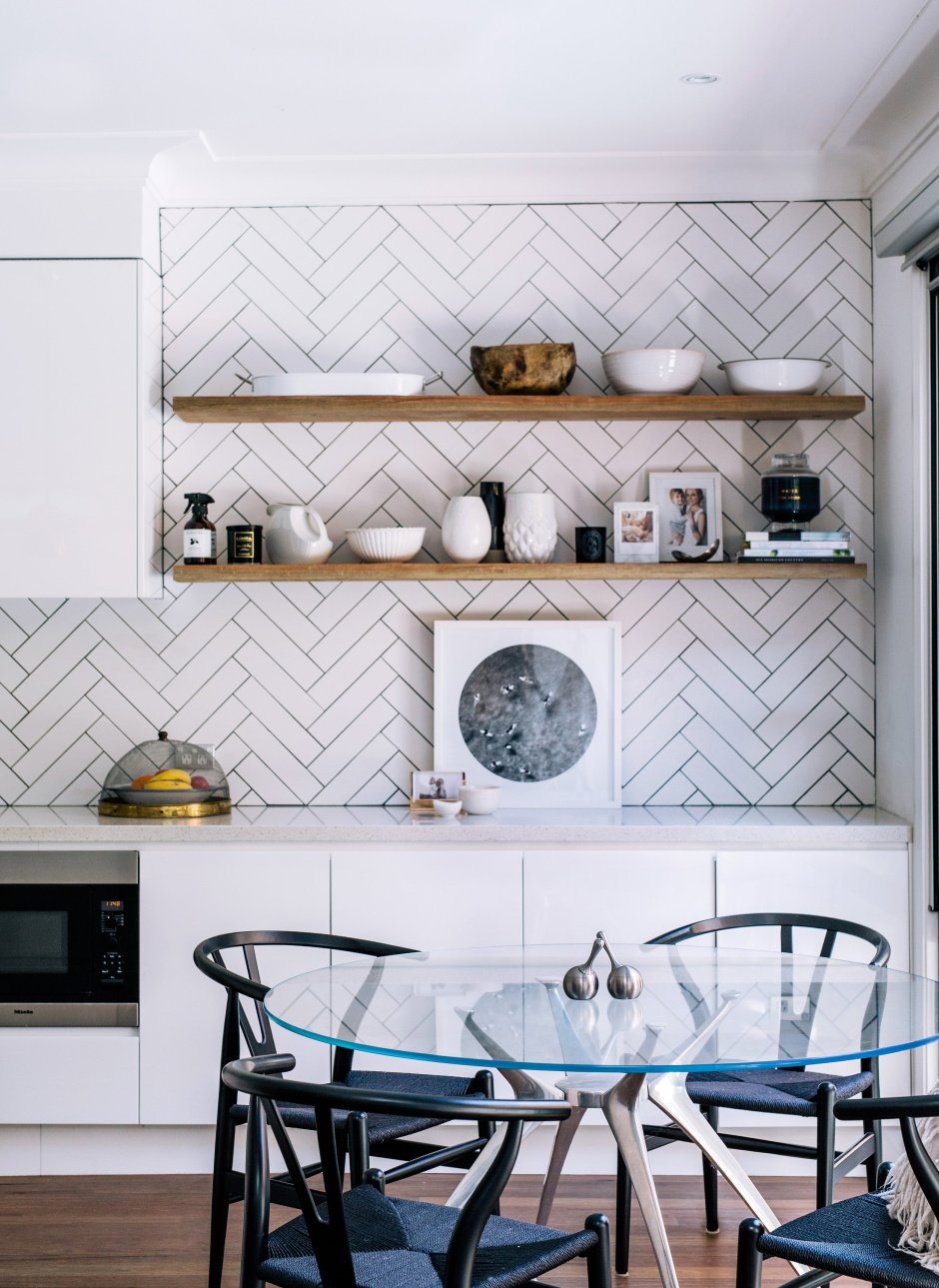 Кухонный фартук в стиле Сканди