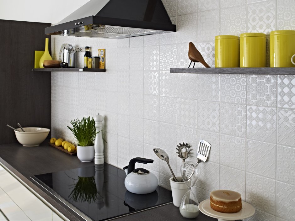 Выпуклая плитка на фартук