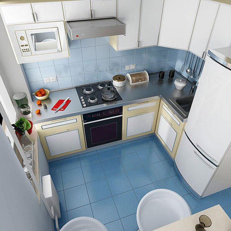 Кухня в хрущевке 5 кв м Лорето