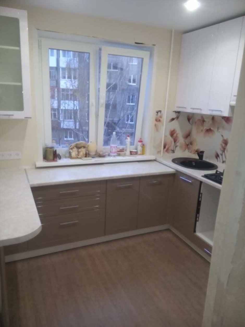 Проект кухни брежневки