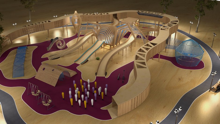 Архитектура детских площадок