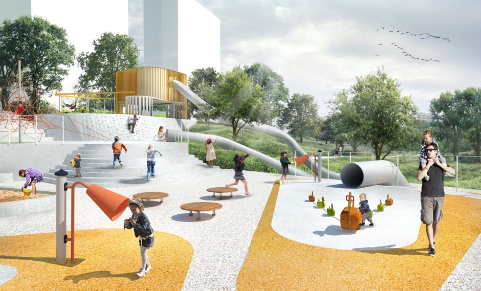 Самые необычные детские площадки