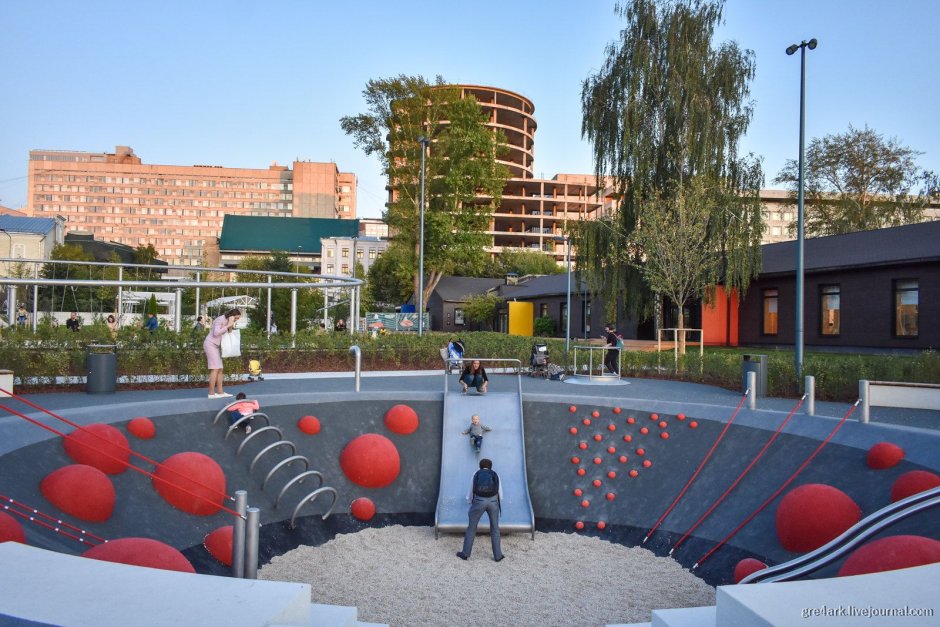 Парк Горького детская площадка 2020