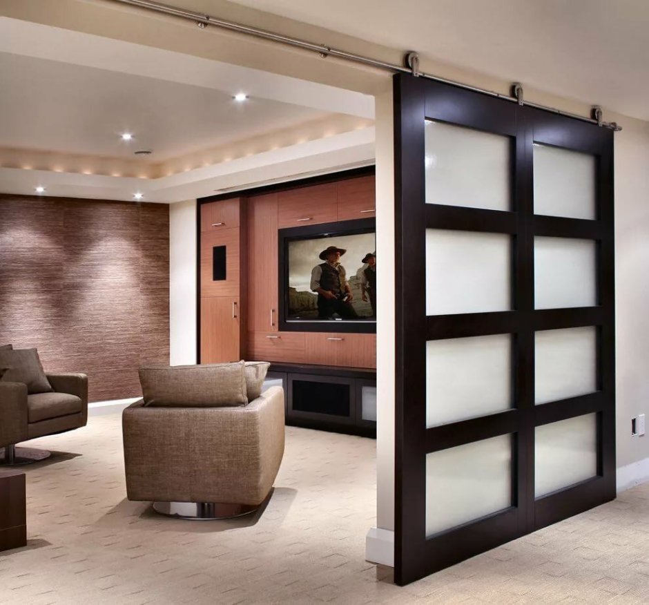 Декоративная перегородка в офисе