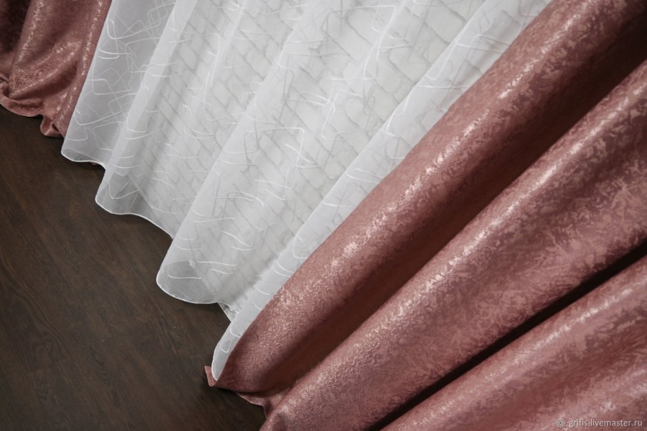 Шторы пыльная роза