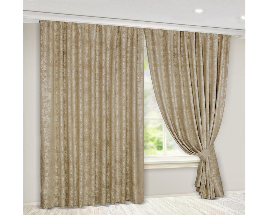 Мраморные серые шторы