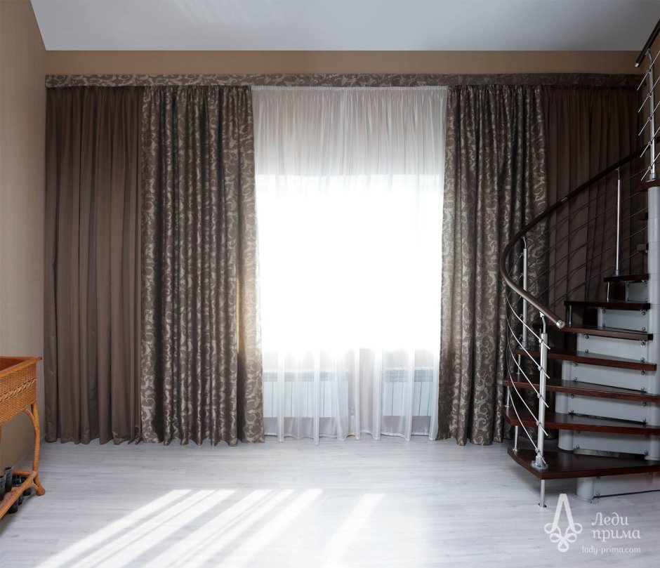 Шторы блэкаут графит