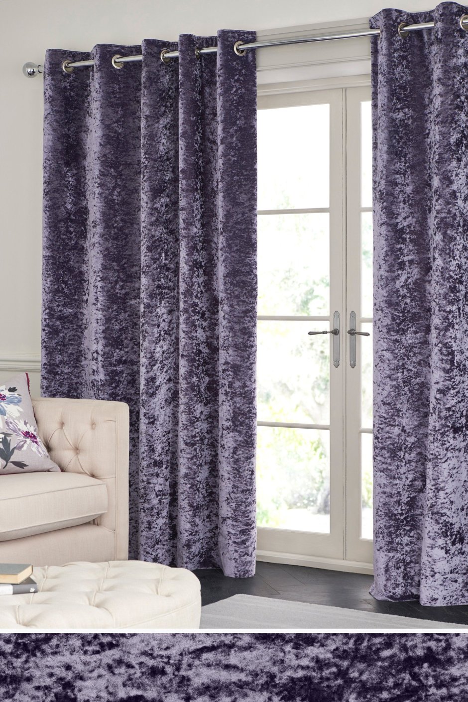 Велюровые шторы блэкаут