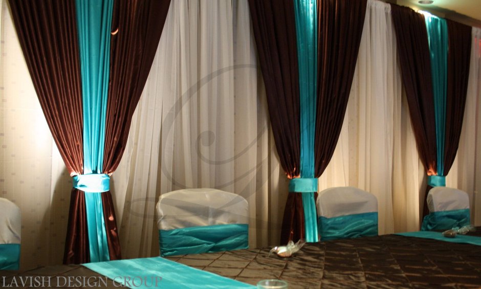 Бирюзовые стены в интерьере