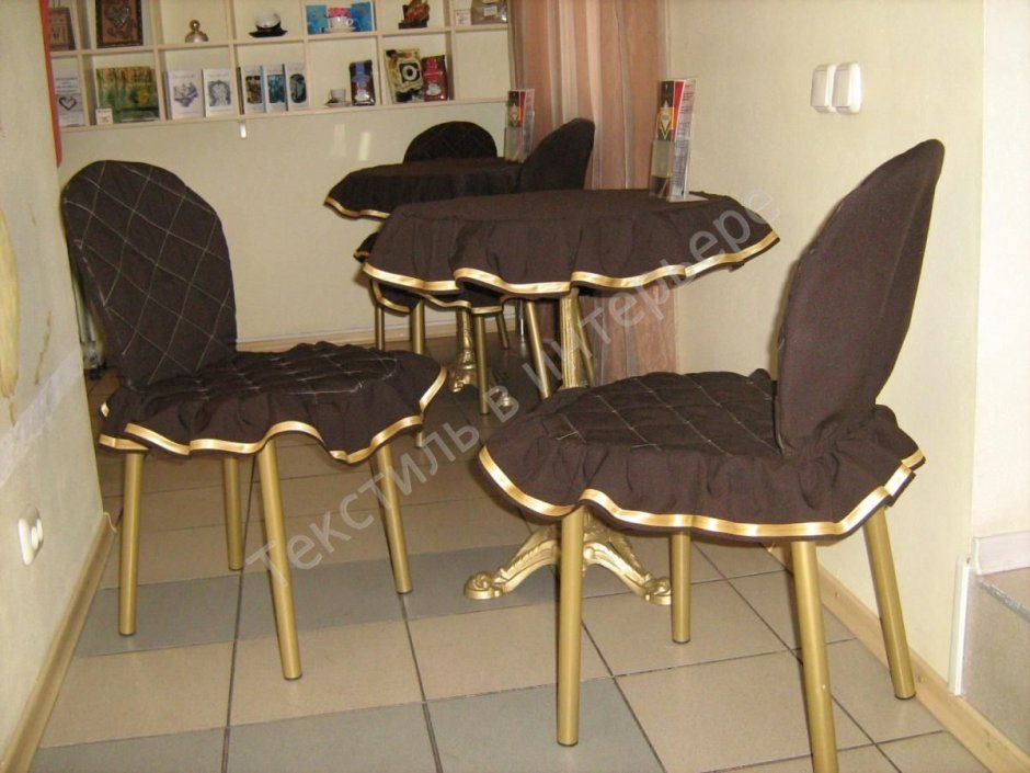 Чехлы на стулья длинные