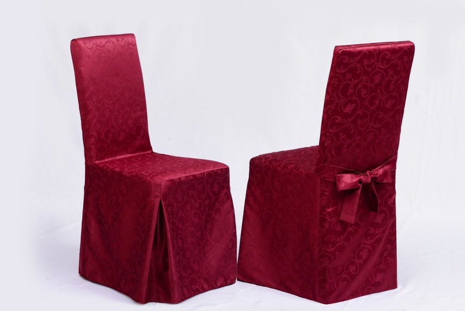 Чехол на круглый стул со спинкой