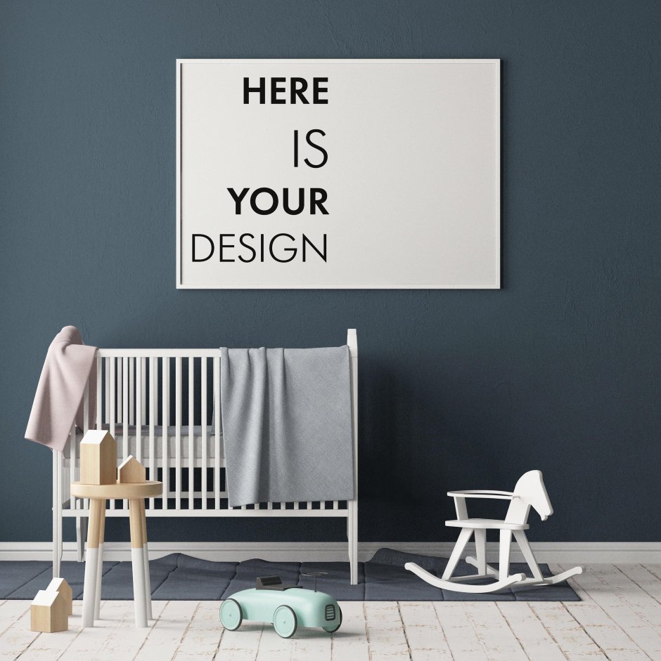 Мокап в детскую комнату